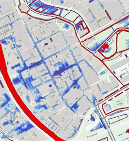 Wateroverlastlocaties Euvelgunne in kaart gebracht